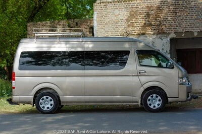 Toyota Hiace Grand Cabin - 13 Passenger Seats Touring Van Rental